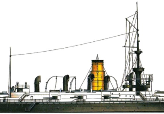 Корабль SMS Wien [Costal Defence Ship] - чертежи, габариты, рисунки